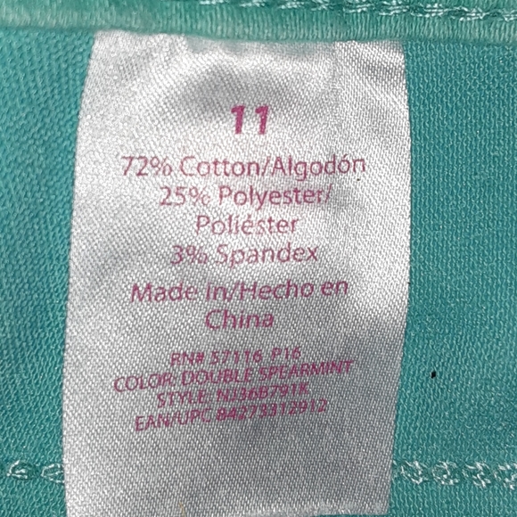 No boundaries womans turquoise jeggings - Picture 5 of 5